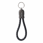 Snellaad-sleutelhangerkabel met type USB-C kleur zwart vijfde weergave