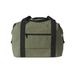 Polyester reistas, ideaal voor reizen of sport, met trolleylus kleur groen eerste weergave