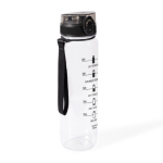 Lekvrije plastic fles met capaciteitsaanduiding 1L kleur doorzichtig eerste weergave