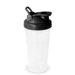 Lekvrije plastic shaker met mixinzet 700 ml kleur zwart tweede weergave