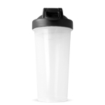 Lekvrije plastic shaker met mixinzet 700 ml kleur zwart zesde weergave