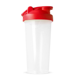 Lekvrije plastic shaker met mixinzet 700 ml kleur rood zevende weergave