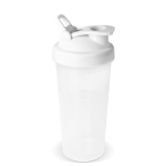 Lekvrije plastic shaker met mixinzet 700 ml kleur wit tweede weergave