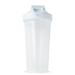 Lekvrije plastic shaker met mixinzet 700 ml kleur wit zesde weergave