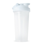 Lekvrije plastic shaker met mixinzet 700 ml kleur wit zevende weergave