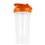 Lekvrije plastic shaker met mixinzet 700 ml kleur oranje vijfde weergave