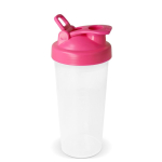 Lekvrije plastic shaker met mixinzet 700 ml kleur roze tweede weergave