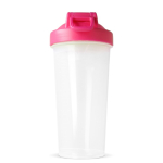 Lekvrije plastic shaker met mixinzet 700 ml kleur roze zesde weergave