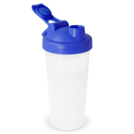 Lekvrije plastic shaker met mixinzet 700 ml kleur donkerblauw derde weergave