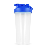 Lekvrije plastic shaker met mixinzet 700 ml kleur donkerblauw vijfde weergave