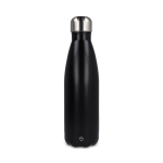 Lekvrije thermosfles van gerecycled roestvrij staal 500 ml kleur zwart