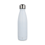 Lekvrije thermosfles van gerecycled roestvrij staal 500 ml kleur wit