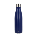 Lekvrije thermosfles van gerecycled roestvrij staal 500 ml kleur donkerblauw