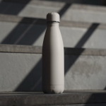 Thermosfles 500 ml van gerecycled roestvrij staal met zachte touch kleur beige tweede weergave