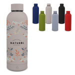 Thermosfles 500 ml van gerecycled roestvrij staal met lekvrije sluiting