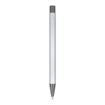 Aluminium pen met soft touch, slanke body en zwarte inkt vierde weergave