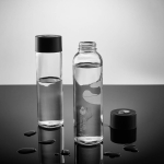 Glazen fles gemaakt in Europa met lekvrije dop 800ml kleur doorzichtig sfeerweegave