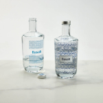 Glazen fles met druppelvrije sluiting gemaakt in de EU 790 ml kleur doorzichtig sfeerweegave