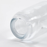 Glazen fles met druppelvrije sluiting gemaakt in de EU 790 ml kleur doorzichtig gedetailleerde weergave
