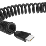 Alles-in-één kabel van gerecycled plastic met snelladen 60W kleur zwart tweede detail weergave