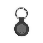 Slimme tracker van gerecycled plastic, voor Apple en Android kleur zwart vooraanzicht