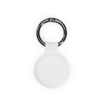 Slimme tracker van gerecycled plastic, voor Apple en Android kleur wit achter weergave