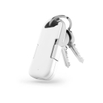 Ultracompacte draagbare plastic oplader sleutelhanger 1.000mAh kleur wit derde weergave
