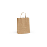 Gerecyclede kraftpapieren tas met FSC-certificering 115 g/m² kleur naturel
