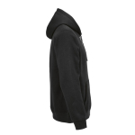 Unisex hoodie van biologisch katoen 300 g/m² kleur zwart tweede weergave