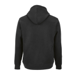 Unisex hoodie van biologisch katoen 300 g/m² kleur zwart achter weergave