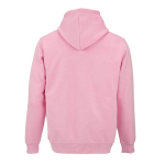 Unisex hoodie van biologisch katoen 300 g/m² kleur roze achter weergave