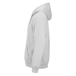 Unisex hoodie van biologisch katoen 300 g/m² kleur lichtgrijs derde weergave