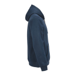 Unisex hoodie van biologisch katoen 300 g/m² kleur marineblauw tweede weergave