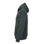 Unisex hoodie van biologisch katoen 300 g/m² kleur donkergroen derde weergave