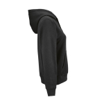 Dames hoodie van biologisch katoen 300 g/m² Bondi kleur zwart tweede weergave