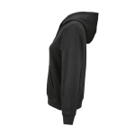 Dames hoodie van biologisch katoen 300 g/m² Bondi kleur zwart derde weergave