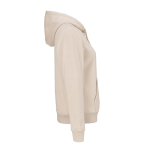 Dames hoodie van biologisch katoen 300 g/m² Bondi kleur beige tweede weergave