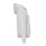 Dames hoodie van biologisch katoen 300 g/m² Bondi kleur lichtgrijs tweede weergave
