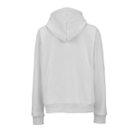 Dames hoodie van biologisch katoen 300 g/m² Bondi kleur lichtgrijs achter weergave