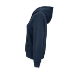 Dames hoodie van biologisch katoen 300 g/m² Bondi kleur marineblauw derde weergave