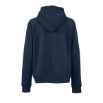 Dames hoodie van biologisch katoen 300 g/m² Bondi kleur marineblauw achter weergave