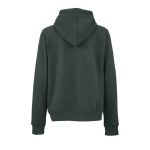 Dames hoodie van biologisch katoen 300 g/m² Bondi kleur donkergroen achter weergave