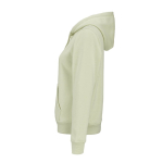 Dames hoodie van biologisch katoen 300 g/m² Bondi kleur pastel groen derde weergave