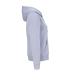 Dames hoodie van biologisch katoen 300 g/m² Bondi kleur pastel blauw tweede weergave