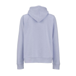 Dames hoodie van biologisch katoen 300 g/m² Bondi kleur pastel blauw achter weergave
