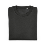 Unisex sweater kleur zwart tweede vooraanzicht