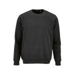 Unisex sweater kleur zwart vooraanzicht