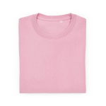 Unisex sweater kleur roze tweede vooraanzicht