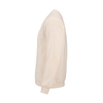 Unisex sweater kleur beige derde weergave