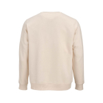 Unisex sweater kleur beige achter weergave